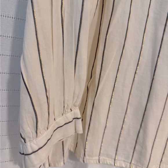 Old Navy Long Sleeve Cotton Blend Stripe Shirt - Picture 3 of 6